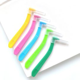 L-Type Interdental Brush: Precision Plaque Removal & Gentle Cleaning for Tight Dental Spaces